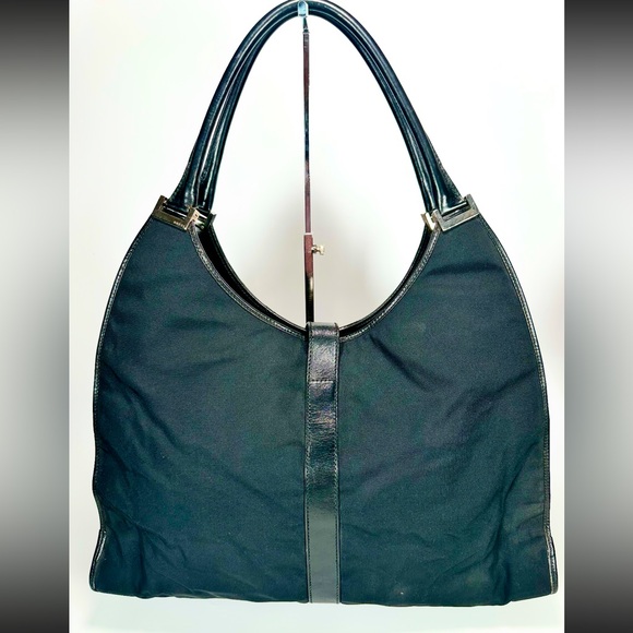 GUCCI Vintage Black Jackie O Style Shoulder Bag - Picture 4 of 14